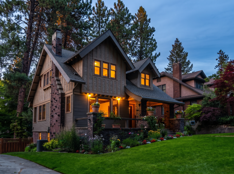 Modern residential exterior for property owners.